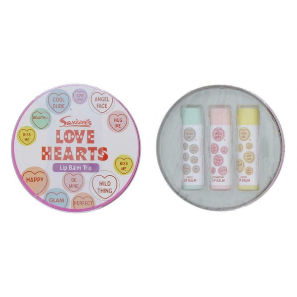 Swizzels Swizzels Lip Balm Trio Love Hearts -
