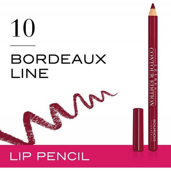 Bourjois Bourjois Levres Contour Edition Contouring Lip Liner Pencil - 10 Bordeaux Line - Health & Beauty > Personal Care > Cosmetics > Makeup > Lip Makeup > Lip Liners Liquid