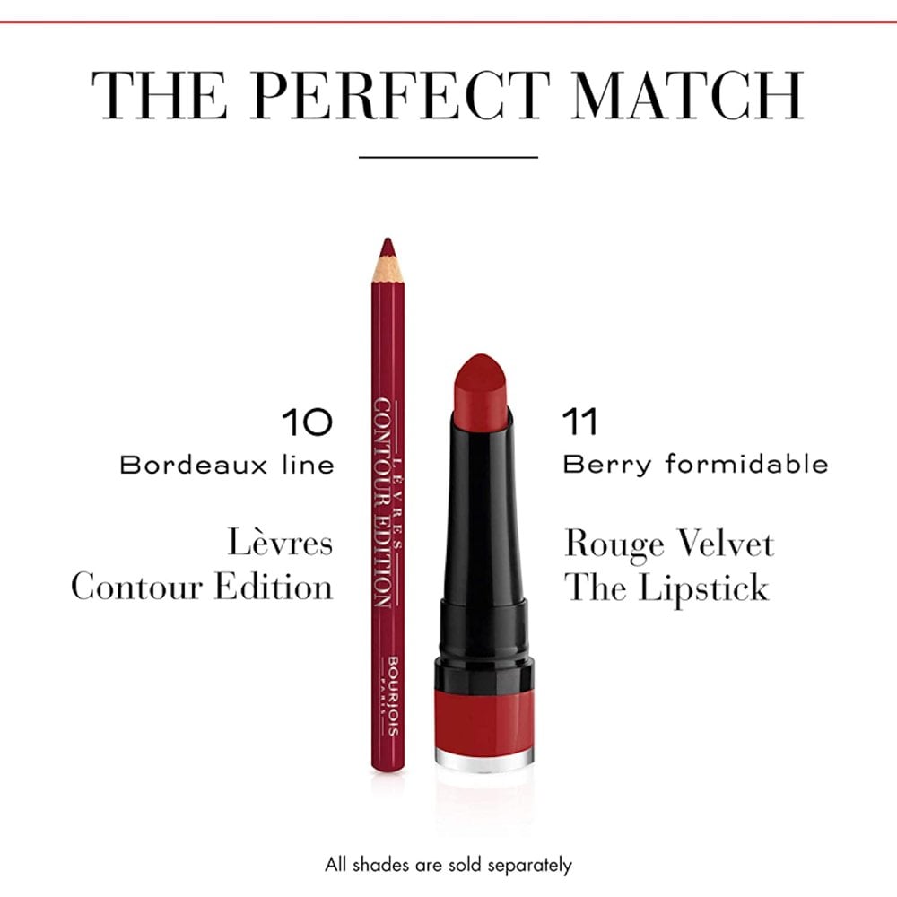 Bourjois Bourjois Levres Contour Edition Contouring Lip Liner Pencil - 10 Bordeaux Line - Health & Beauty > Personal Care > Cosmetics > Makeup > Lip Makeup > Lip Liners Liquid