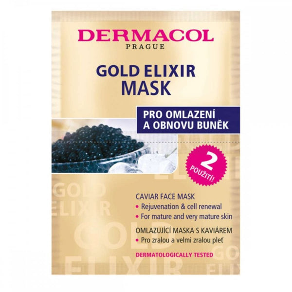 Dermacol Dermacol Gold Elixir Caviar Face Mask Rejuvenating Mask With Caviar - .