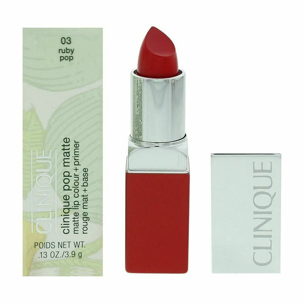 Clinique Clinique Pop Matte Lip Colour + Primer 3.9G - 03 Ruby Pop - Health & Beauty > Personal Care > Cosmetics > Makeup > Lip Makeup > Lipsticks 0