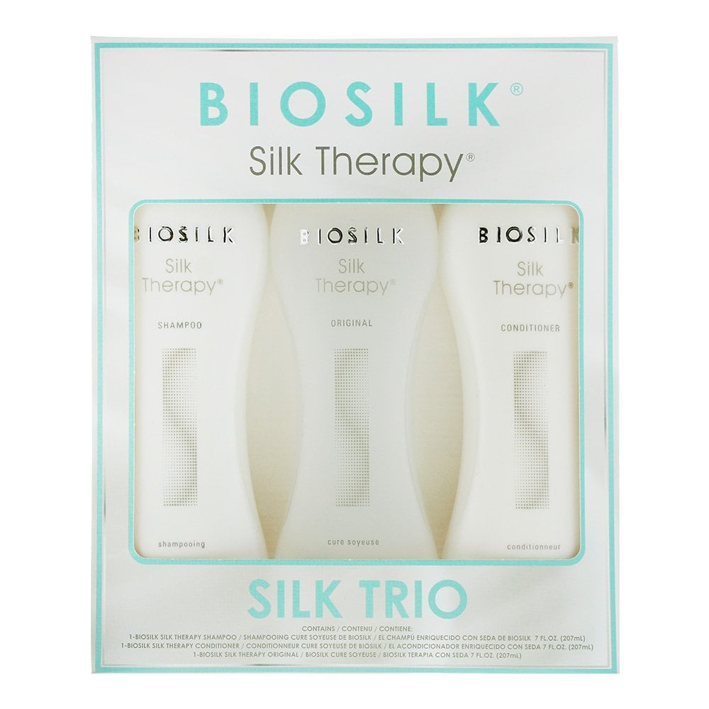 BIOSILK Biosilk Silk Therapy Set Shampoo 207ml + Conditioner 207ml + Original Treatment 207ml -