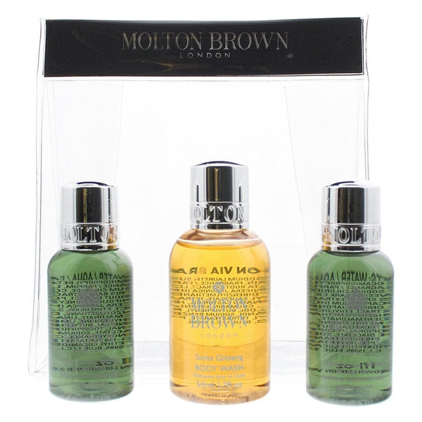 Molton Brown Molton Brown Gift Set Suma Ginseng Body Wash 50ml + 2 X Fabled Juniper & Lapp Pine Body Wash 30ml - Health & Beauty > Personal Care > Cosmetics > Bath & Body > Body Wash Gift Set