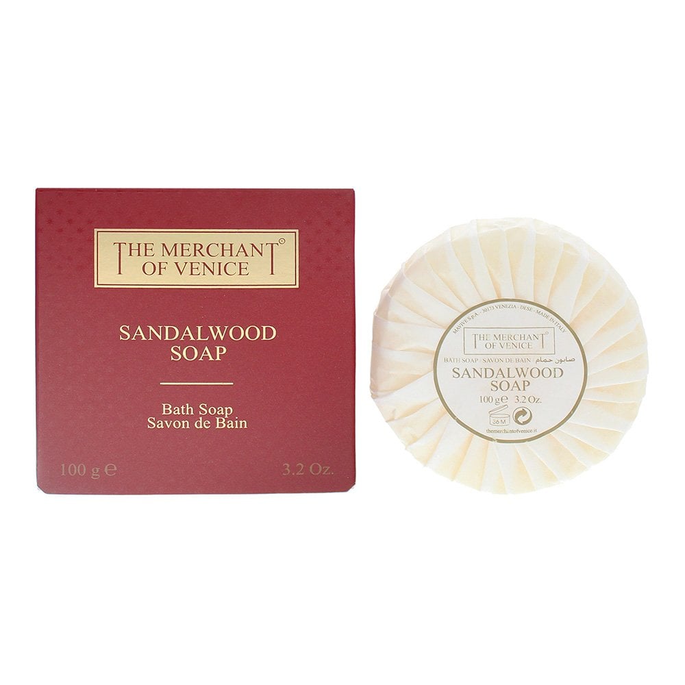 The Merchant Of Venice The Merchant Of Venice Sandalwood Soap 100G - Health & Beauty > Personal Care > Cosmetics > Bath & Body > Body Wash Soap