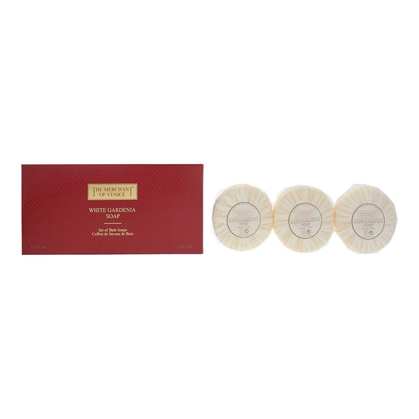 The Merchant Of Venice The Merchant Of Venice White Gardenia Soap 3 X 100G - Health & Beauty > Personal Care > Cosmetics > Bath & Body > Body Wash Soap