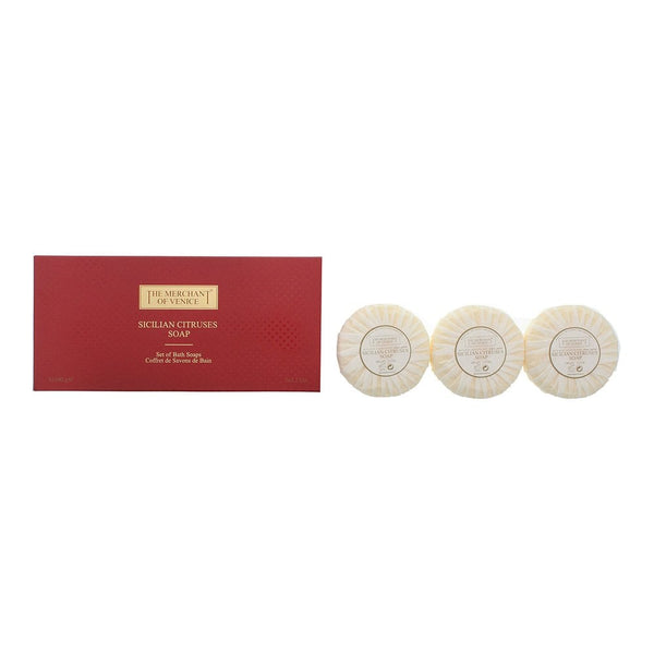 The Merchant Of Venice The Merchant Of Venice Sicilian Citruses Soap 3 X 100G - Health & Beauty > Personal Care > Cosmetics Soap