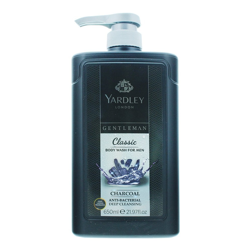 Yardley Yardley Gentleman Classic Charcoal Anti-Bacterial Body Wash 650ml -
