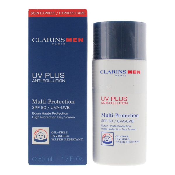Clarins Clarins Men Uv Plus Anti-Pollution Multi-Protection SPF50 Day Cream 50ml - Day Cream