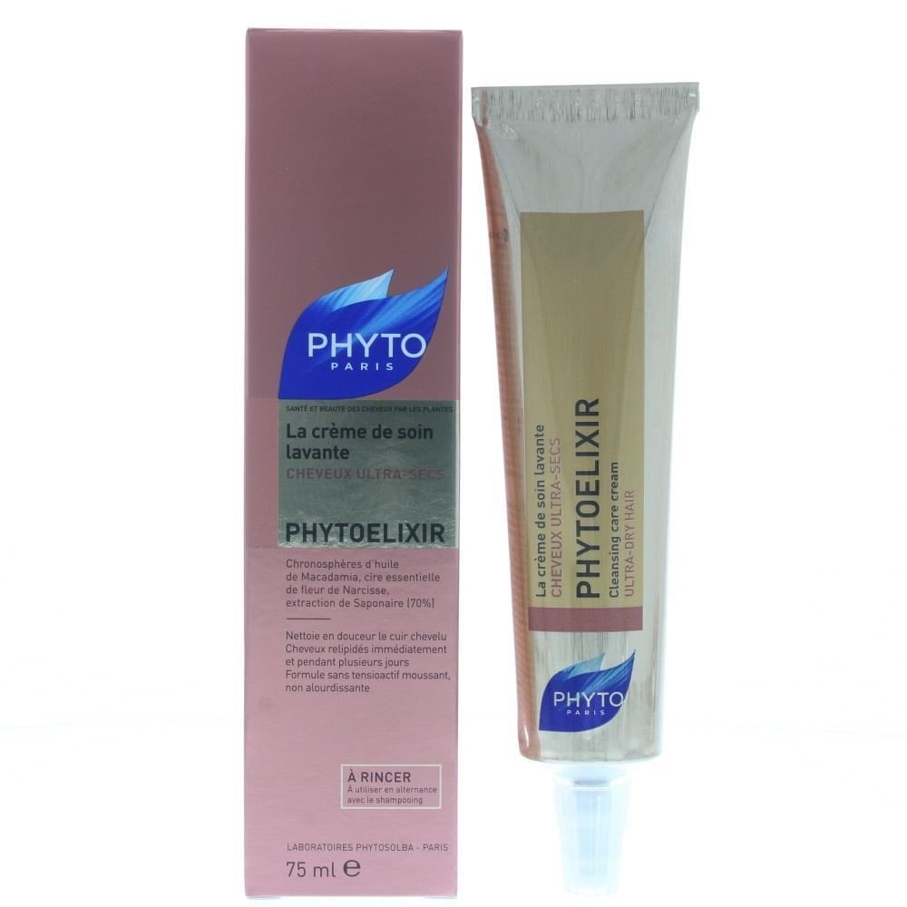 Phyto Phyto Phytoelixir Cleansing Care Cream 75ml Ultra-Dry Hair -