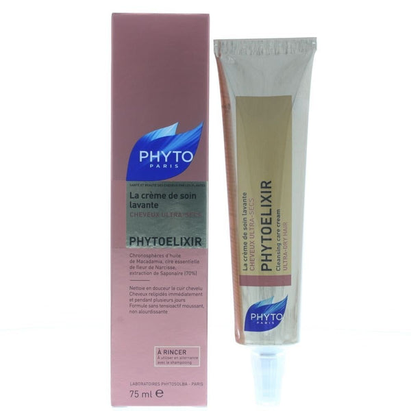 Phyto Phyto Phytoelixir Cleansing Care Cream 75ml Ultra-Dry Hair -