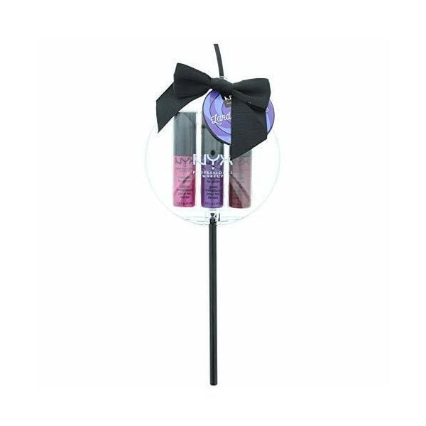 Nyx NYX Land Of Lollies Metallic Gloss Lip Trio Gift Set 3 X 4.7ml Lip Gloss -