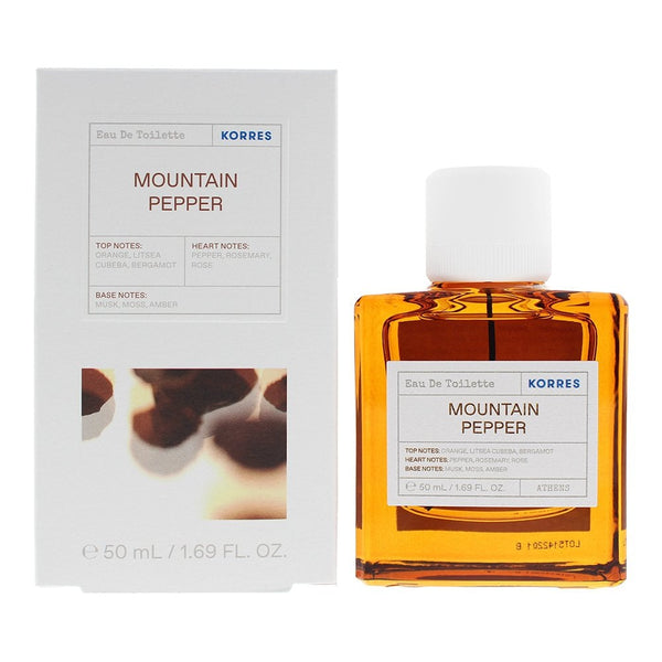 KORRES Korres Mountain Pepper 50ml EDT Spray - Health & Beauty > Personal Care > Cosmetics > Perfumes & Colognes > Eaux De Toilette EDT