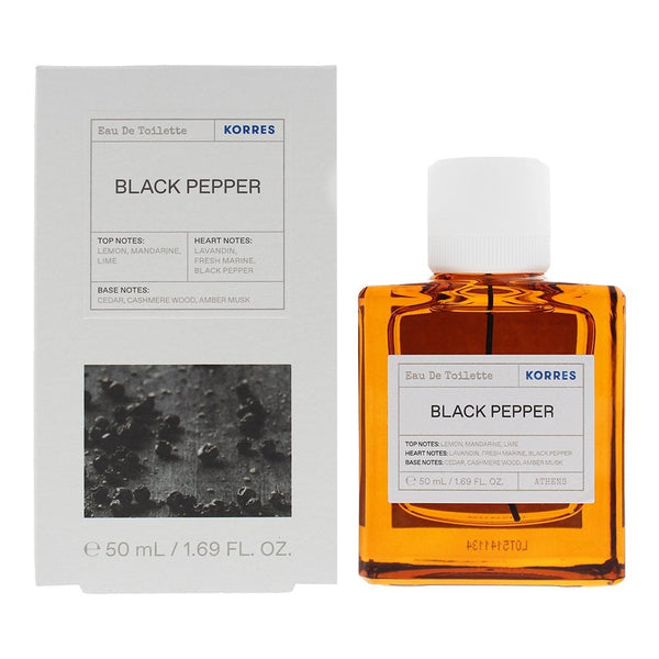 KORRES Korres Black Pepper 50ml EDT Spray - Health & Beauty > Personal Care > Cosmetics > Perfumes & Colognes > Eaux De Toilette EDT