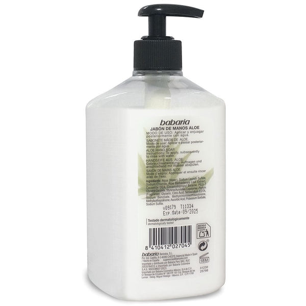Babaria Liquid Hand Soap Aloe Vera 500ml