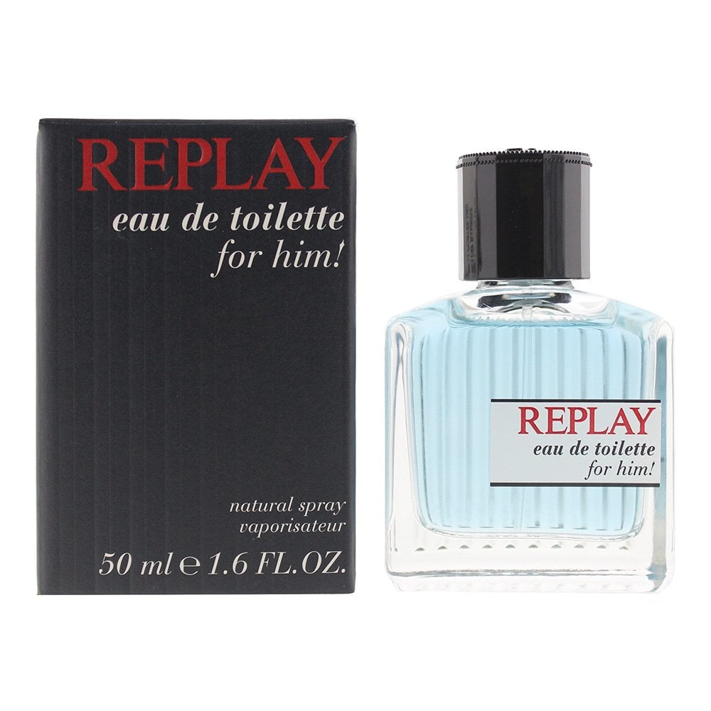 Replay Replay For Him 50ml EDT Spray - Health & Beauty > Personal Care > Cosmetics > Perfumes & Colognes > Eaux De Toilette EDT
