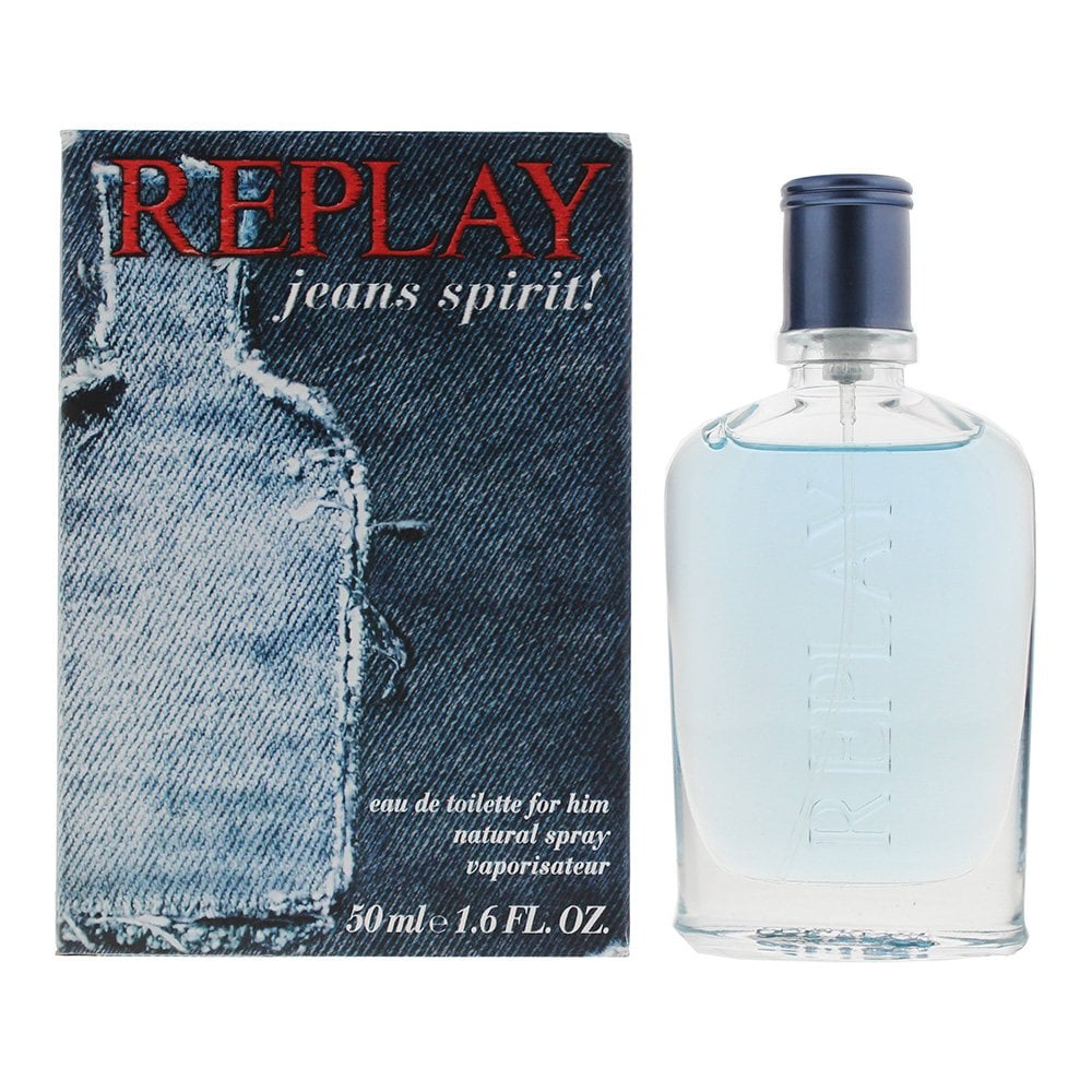 Replay Replay Jeans Spirit For Him 50ml EDT Spray - Health & Beauty > Personal Care > Cosmetics > Perfumes & Colognes > Eaux De Toilette EDT