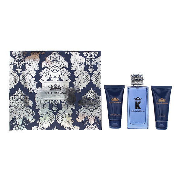Dolce & Gabbana D&G K Gift Set 100ml EDP Spray + 50ml Aftershave Balm + 50ml Shower Gel - Health & Beauty > Personal Care > Cosmetics > Perfumes & Colognes > Eaux de Parfum Gift Set