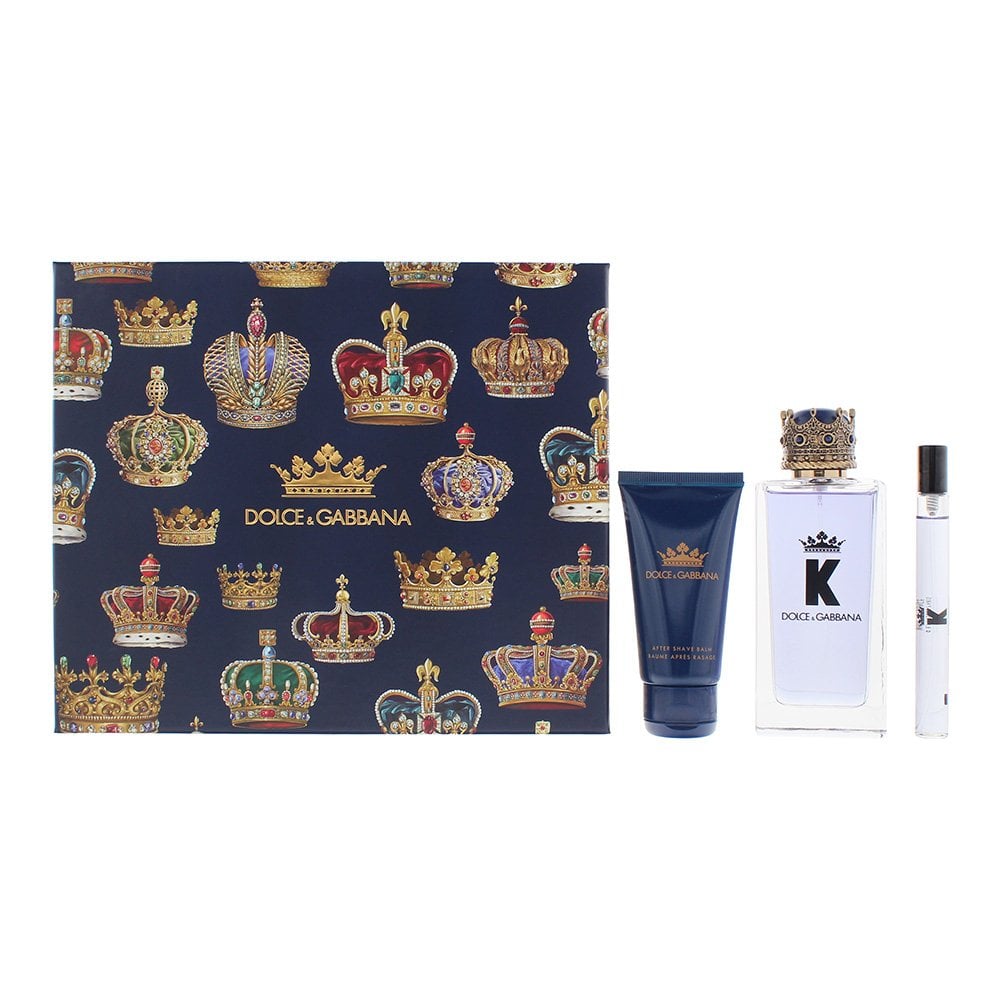Dolce & Gabbana D&G K Gift Set 100ml EDT Spray + 50ml Aftershave Balm + 10Ml EDT - Health & Beauty > Personal Care > Cosmetics > Perfumes & Colognes > Eaux de Parfum Gift Set