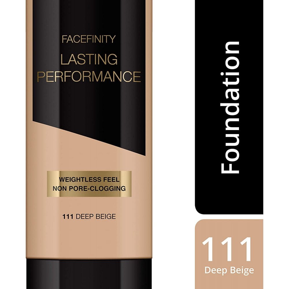 MAX FACTOR Max Factor Lasting Performance Foundation 35ml - 111 Deep Beige - Health & Beauty > Personal Care > Cosmetics > Makeup > Face Makeup > Foundations & Concealers