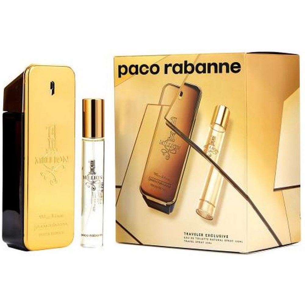 Paco Rabanne Paco Rabanne 1 Million Gift Set 100ml EDT Spray + 20ml EDT Spray - Health & Beauty > Personal Care > Cosmetics > Perfumes & Colognes > Eaux de Parfum EDT