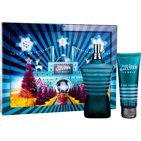 Jean Paul Gaultier JPG Le Male Gift Set 75ml EDT Spray + 75ml All Over Shower Gel - Health & Beauty > Personal Care > Cosmetics > Bath & Body Gift Sets