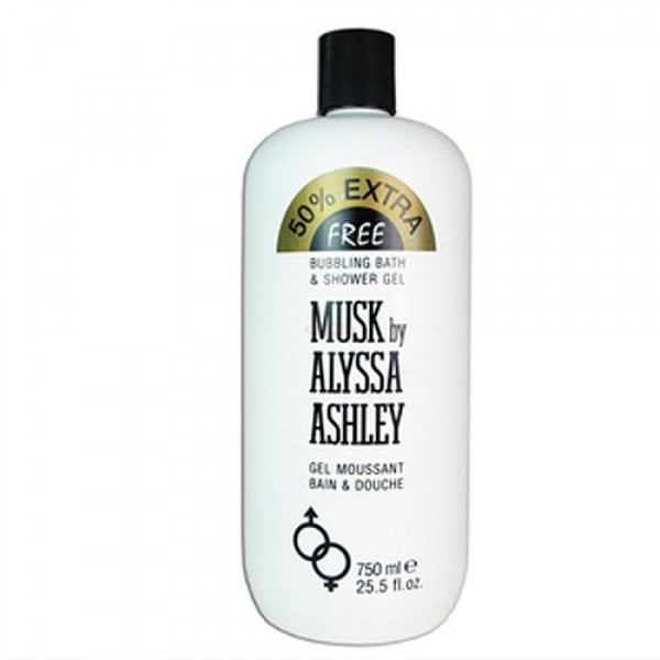 Alyssa Ashley Musk Bubbling Bath And Shower Gel Limited Edition 750ml