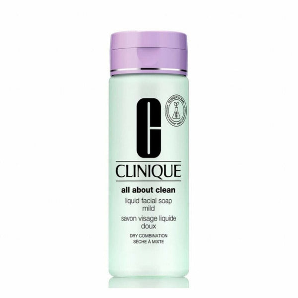 Clinique Clinique All About Clean Liquid Facial Soap Mild Dry Combination 200ml - Health & Beauty > Personal Care > Cosmetics > Bath & Body > Body Wash Soap