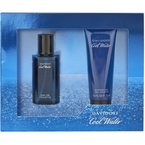 Davidoff Davidoff Cool Water Gift Set 40ml EDT Spray + 75ml Shower Gel - Health & Beauty > Personal Care > Cosmetics > Perfumes & Colognes Gift Set