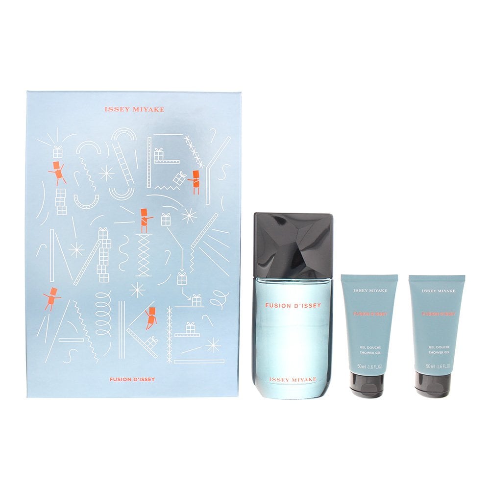Issey Miyake Issey Miyake Fusion Dissey EDT 3 Piece Gift Set: 100ml EDT Spray - 2 X Shower Gel 50ml - Health & Beauty > Personal Care > Cosmetics > Perfumes & Colognes > Eaux de Parfum Gift Set