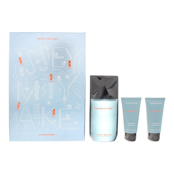 Issey Miyake Issey Miyake Fusion Dissey EDT 3 Piece Gift Set: 100ml EDT Spray - 2 X Shower Gel 50ml - Health & Beauty > Personal Care > Cosmetics > Perfumes & Colognes > Eaux de Parfum Gift Set