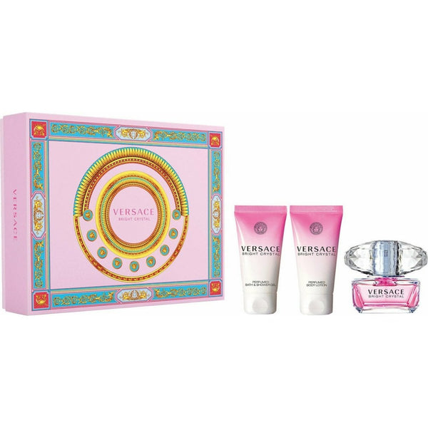 Versace Versace Bright Crystal Gift Set 50ml EDT Spray + 50ml Body Lotion + 50ml Shower Gel - Health & Beauty > Personal Care > Cosmetics > Perfumes & Colognes EDT+