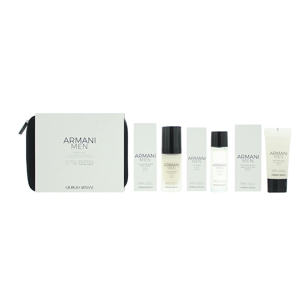 Giorgio Armani Giorgio Armani Men Gift Set Face Wash 30ml + Toner 30ml + Face Moisturiser 30ml + Case -