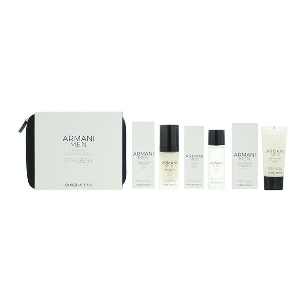 Giorgio Armani Giorgio Armani Men Gift Set Face Wash 30ml + Toner 30ml + Face Moisturiser 30ml + Case -