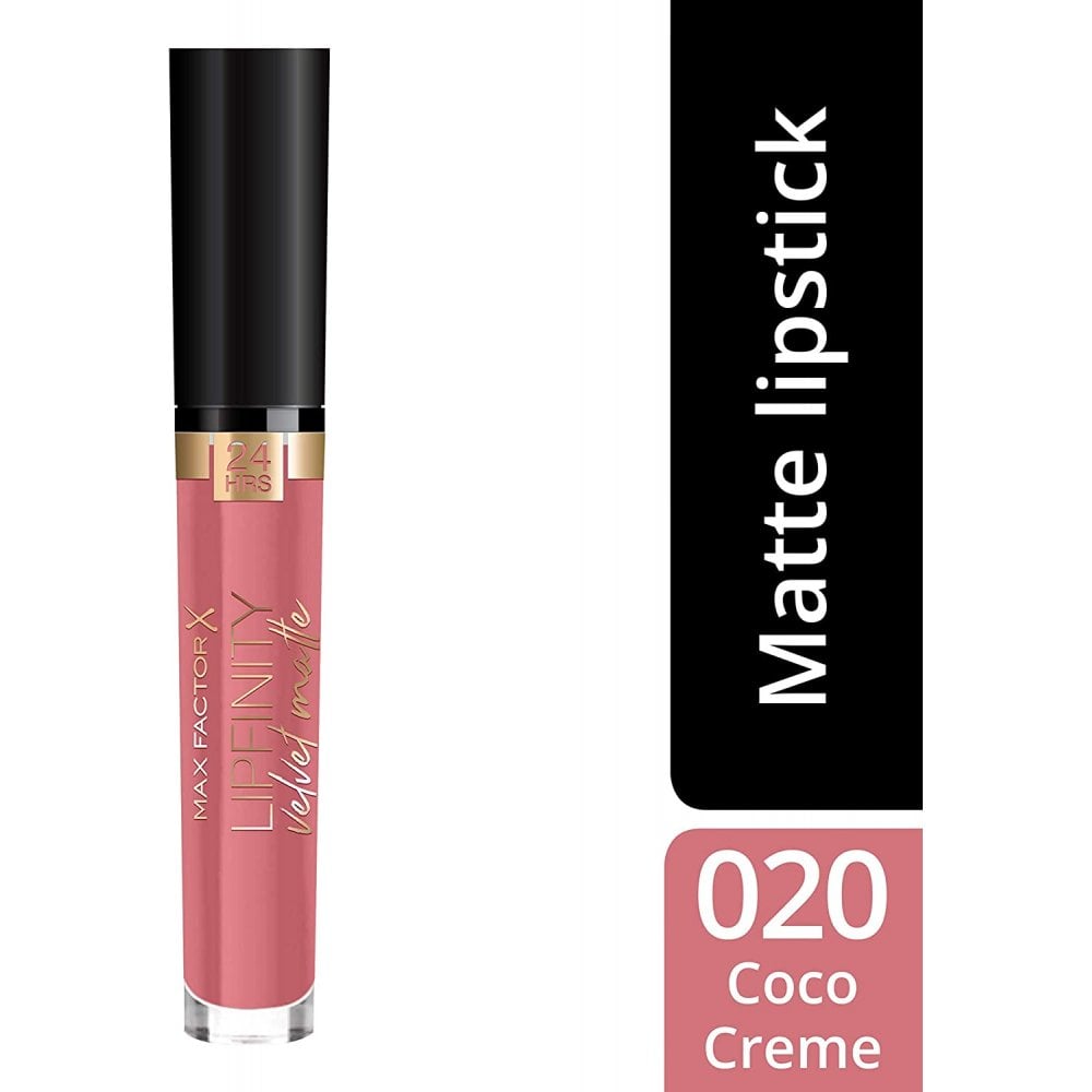 MAX FACTOR Max Factor Lipfinity Velvet Matte Lipstick - 020 Coco Creme - Health & Beauty > Personal Care > Cosmetics > Makeup > Lip Makeup > Lipsticks Lipstick