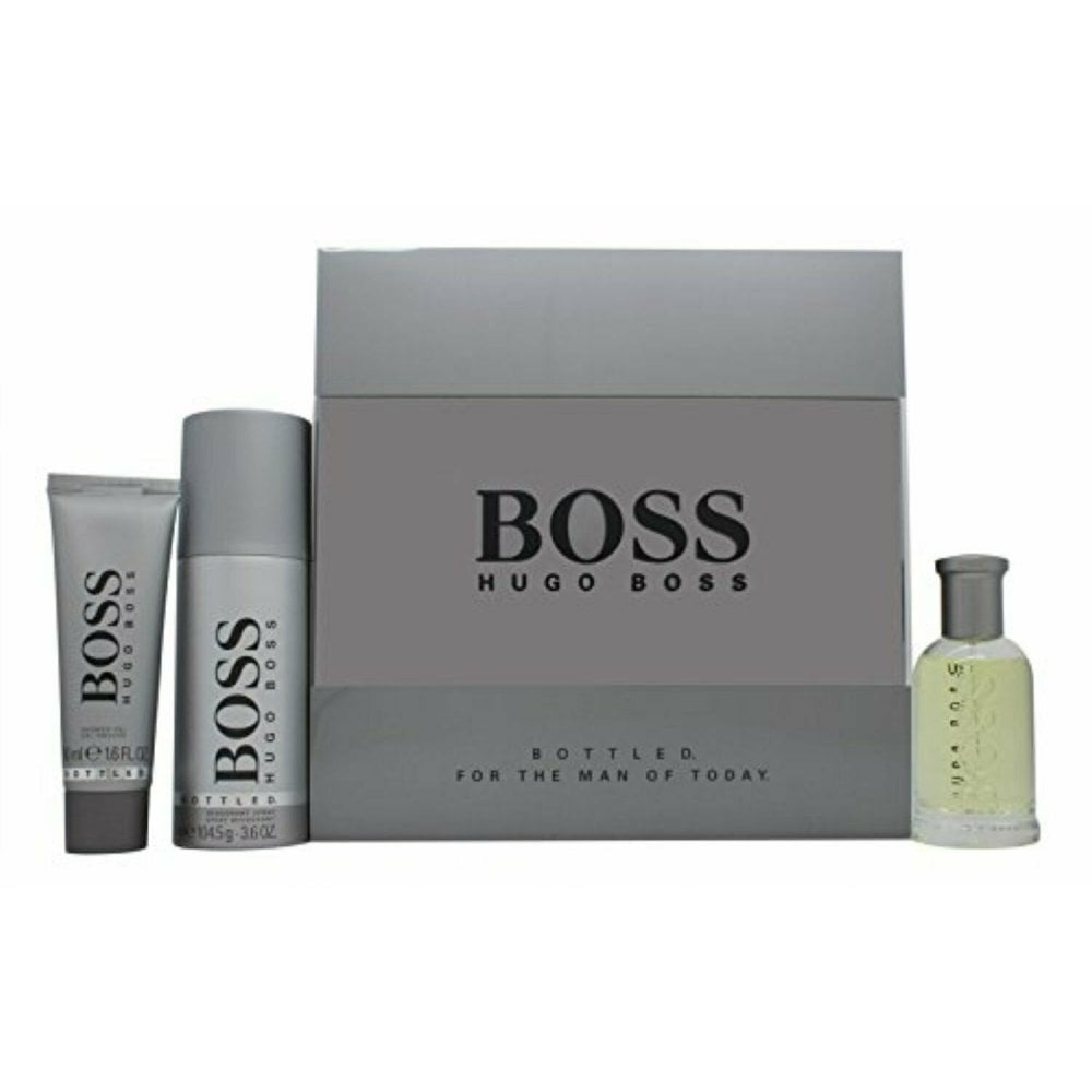 Hugo Boss Hugo Boss Bottled Gift Set For Him 50ml EDT Spray + 100ml Shower Gel + 150ml Deodorant - Health & Beauty > Personal Care > Cosmetics > Bath & Body Gift Sets
