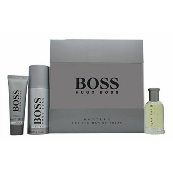 Hugo Boss Hugo Boss Bottled Gift Set For Him 50ml EDT Spray + 100ml Shower Gel + 150ml Deodorant - Health & Beauty > Personal Care > Cosmetics > Bath & Body Gift Sets