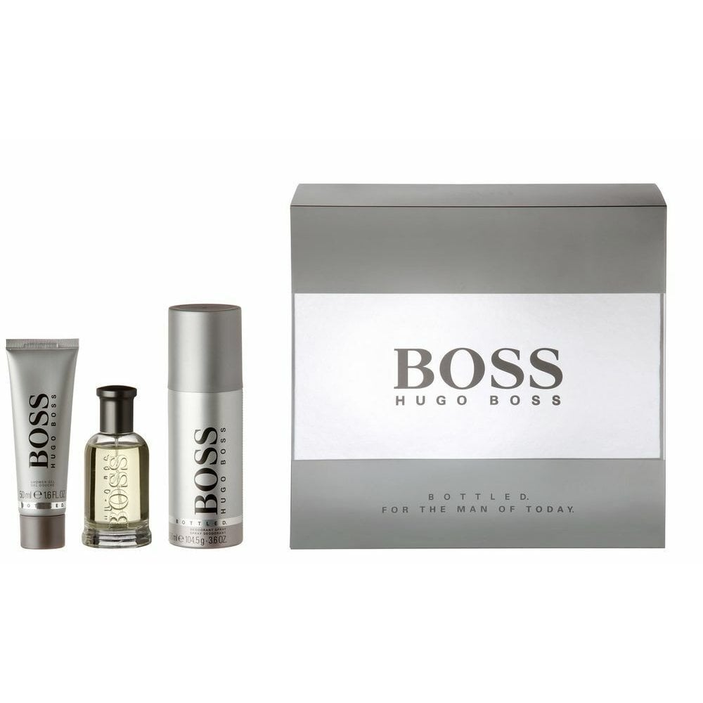 Hugo Boss Hugo Boss Bottled Gift Set For Him 50ml EDT Spray + 100ml Shower Gel + 150ml Deodorant - Health & Beauty > Personal Care > Cosmetics > Bath & Body Gift Sets