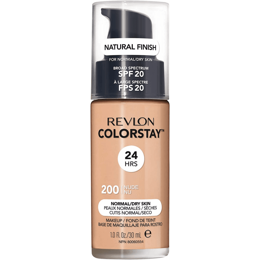 Revlon Revlon Colorstay Makeup Normal/Dry Skin 30ml - 200 Nude - Health & Beauty > Personal Care > Cosmetics > Makeup > Face Makeup > Foundations & Concealers Brush