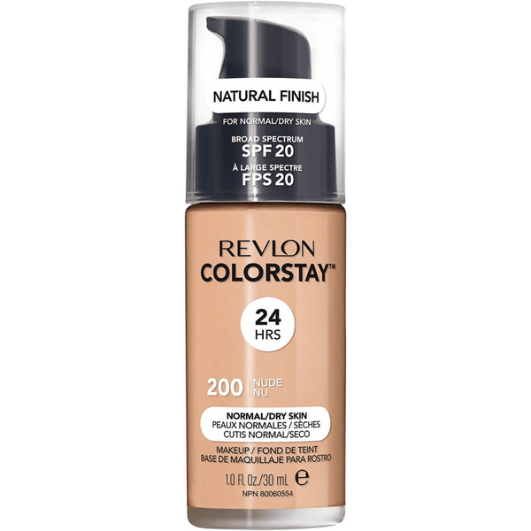 Revlon Revlon Colorstay Makeup Normal/Dry Skin 30ml - 200 Nude - Health & Beauty > Personal Care > Cosmetics > Makeup > Face Makeup > Foundations & Concealers Brush
