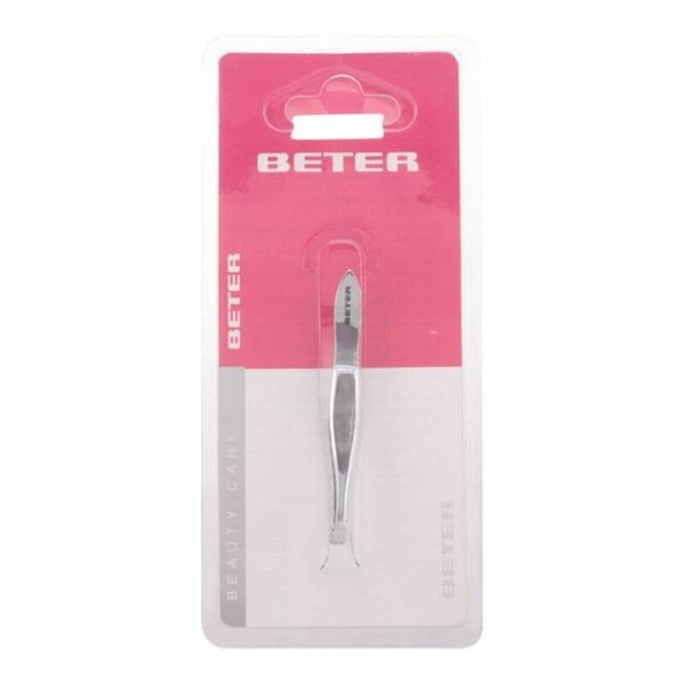 Beter Beter Chrome Plated Straight Tip Tweezers - Health & Beauty > Personal Care > Cosmetics > Nail Care > Nail Polishes .