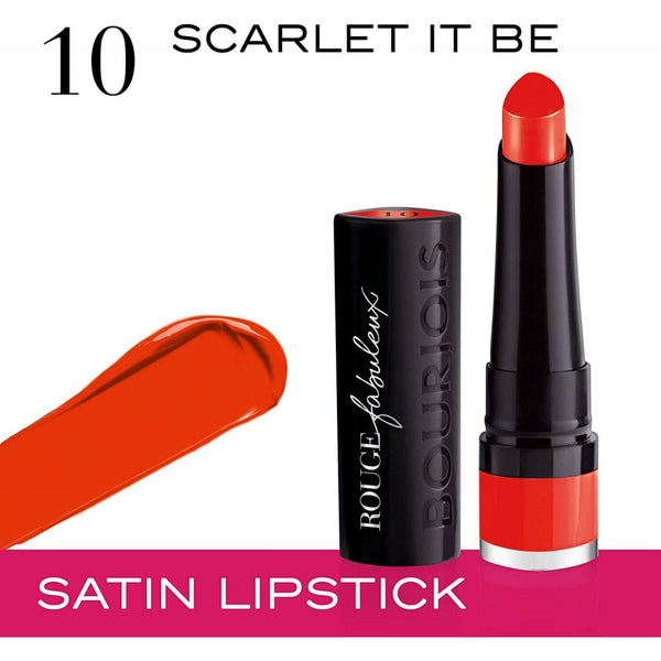 Bourjois Bourjois Paris Rouge Fabuleux Lipstick - 10 Scarlet It Be - Health & Beauty > Personal Care > Cosmetics > Makeup > Lip Makeup > Lipsticks Lipstick