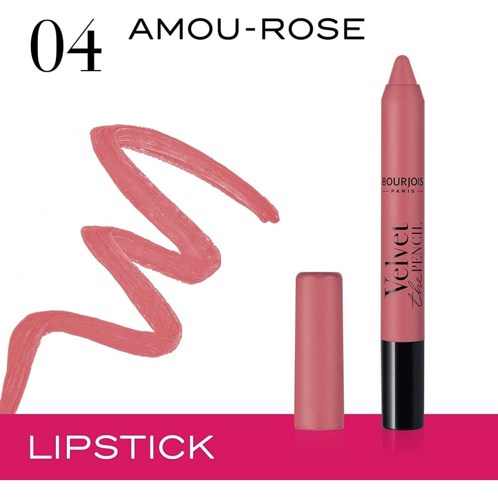 Bourjois Bourjois Velvet The Pencil Lipstick - 04 Amourose -