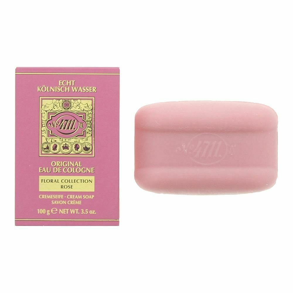 4711 4711 Floral Collection Rose Cream Soap 100G - Health & Beauty > Personal Care > Cosmetics > Bath & Body > Body Wash Soap