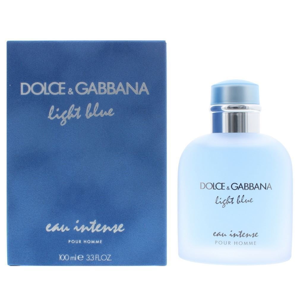 Dolce & Gabbana Dolce And Gabbana Light Blue Eau Intense Pour Homme 100ml EDP Spray - Health & Beauty > Personal Care > Cosmetics > Perfumes & Colognes > Eaux de Parfum EDP