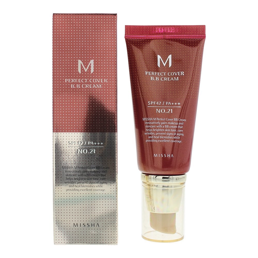 Missha Missha Perfect Cover Bb Cream 50ml - 21 Light Beige - Health & Beauty > Personal Care > Cosmetics Bb Cream