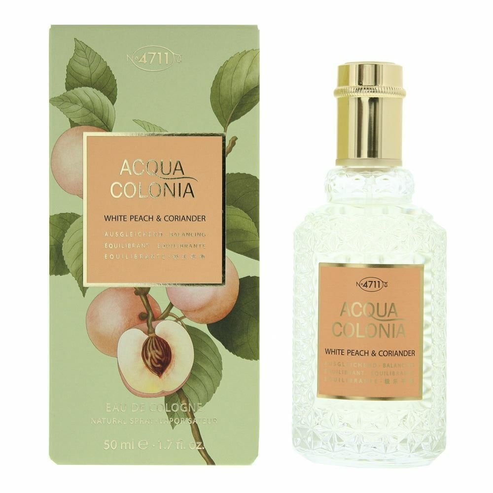 4711 4711 Acqua Colonia White Peach And Coriander 50ml EDC Spray - Health & Beauty > Personal Care > Cosmetics > Perfumes & Colognes > Colognes EDC
