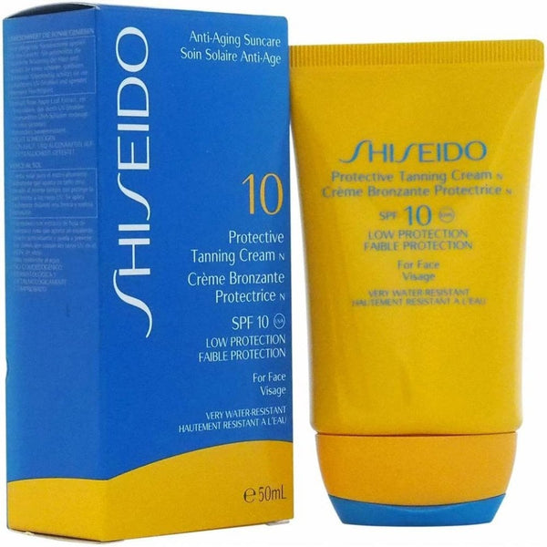 Shiseido Shiseido Protective Tanning Cream SPF10 Low Protection Face 50ml - Health & Beauty > Personal Care > Cosmetics > Skin Care > Tanning Products > Self Tanner