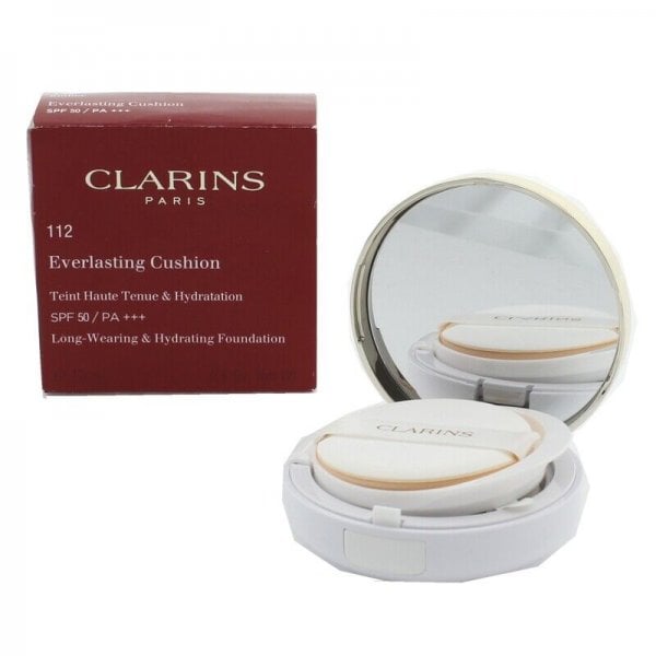Clarins Clarins Everlasting Cushion Foundation SPF50 - 112 Amber - Health & Beauty > Personal Care > Cosmetics > Makeup > Face Makeup > Foundations & Concealers FOUNDATION