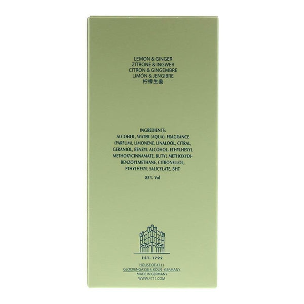 Muelhens Muelhens 4711 Acqua Colonia Lemon And Ginger EDC Spray 50ml - Health & Beauty > Personal Care > Cosmetics > Perfumes & Colognes > Colognes EDC