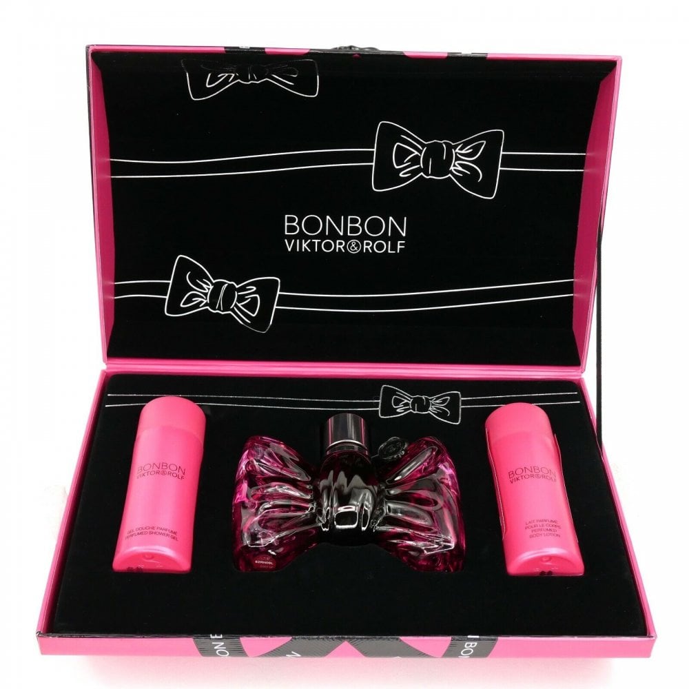 Viktor & Rolf Viktor & Rolf Bonbon Gift Set 50ml EDP + 50ml Body Lotion + 50ml Shower Gel -